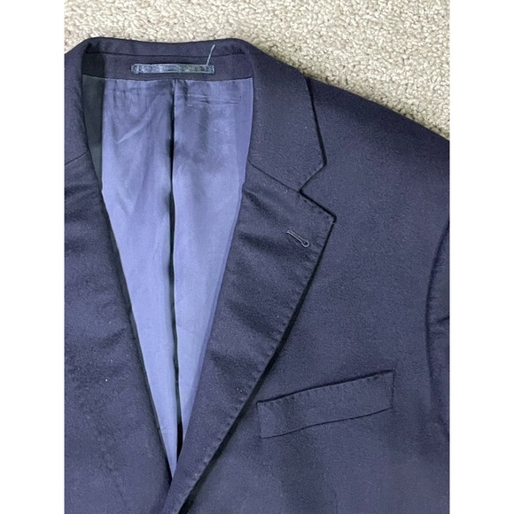 Mirto 1956 Men's Deep Navy Blazer Jacket Loro Piana Cashmere Size 44 Length 29 - Picture 2 of 14